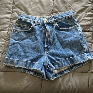 High Waisted Jean Shorts